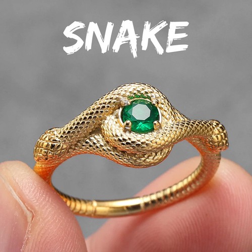 Sculpt rings serpent eye - sculpt,