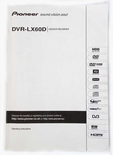 Pioneer manual guide book - pioneer,