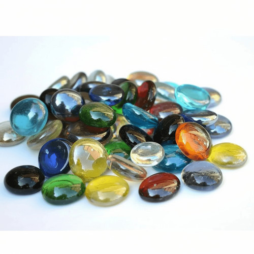 180 glass pebbles vases - 180,