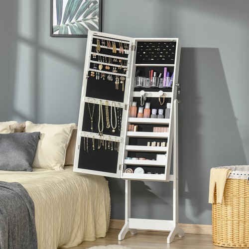 Mirrored jewellery cabinet - mirrored,