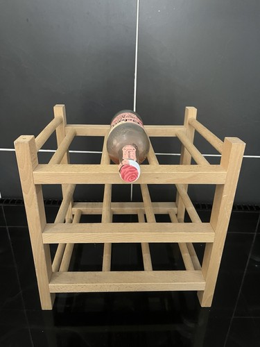 Ikea hutten wooden wine - hutten, rack