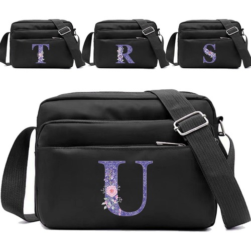 Printed crossbody bag large - printed,