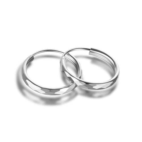 9ct white gold - white,