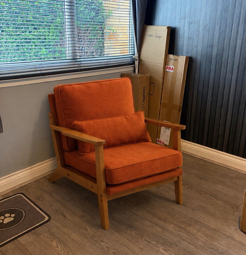 Bonnlo burnt orange - orange, fabric