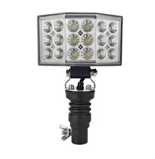 Durite 0-421-11, 240° Wide Angle Work Lamp with Flexi DIN Mount Base - 12/24V