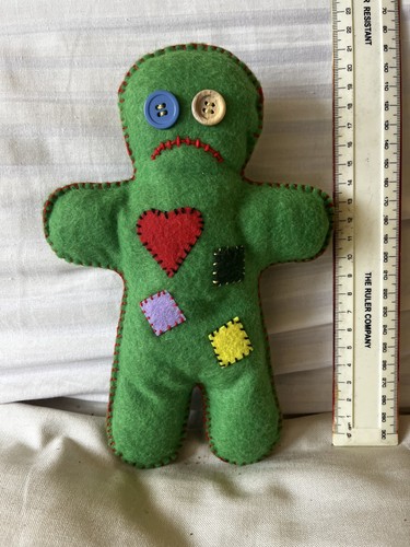 Green voodoo pagan - green, doll