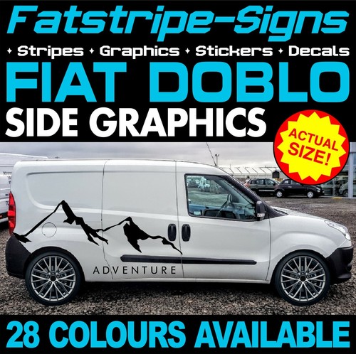 Fits fiat doblo graphics - fits,