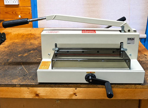 Ideal 3905 manual - 3905, guillotine