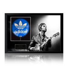 Noel Gallagher Signed Adidas Sign Iconic Frame (Beckett)