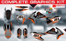 KTM SX EXC 65 85 125 250 300 450 2013-2025 complete graphics kit 21 mil