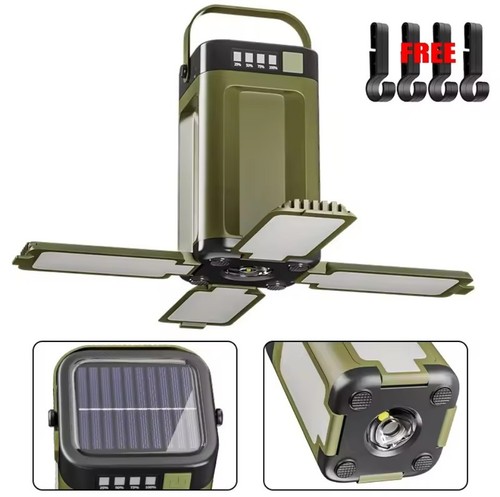 Solar rechargeable led camping - solar,