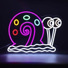 Gary the Snail Neon Sign
