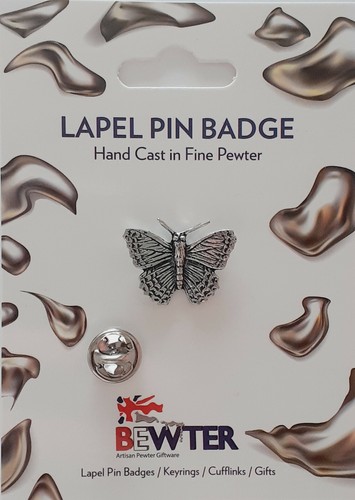 Butterfly lapel pin badge - butterfly,