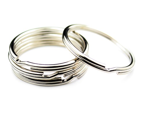 Silver tone 25mm round - tone,