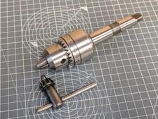 Rohm Drill Chuck And Key 1-10mm 1/32-3/8" Inch MT2 Morse Taper 2 Arbor