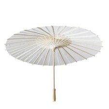 White Paper Parasol Umbrella