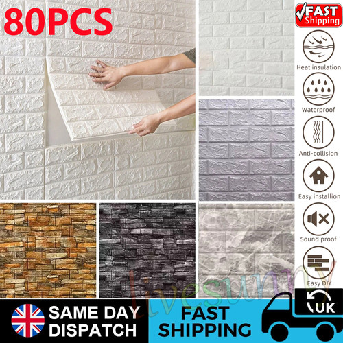 80pcs tile brick - 80pcs, wall