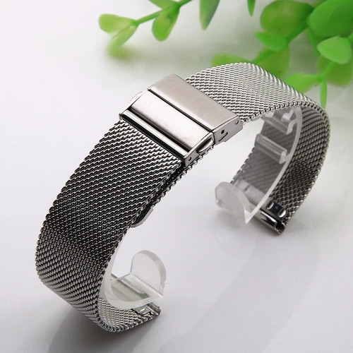 Steel milanese mesh - steel,