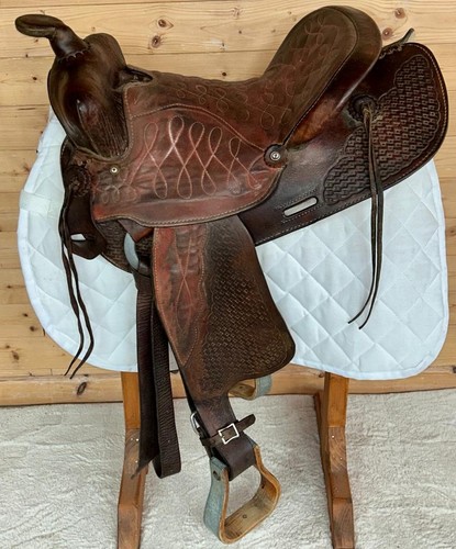 Vintage usa western saddle - usa,