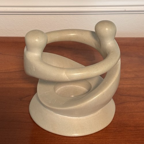 Soapstone unity votive - soapstone,
