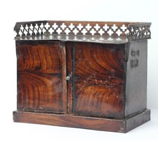 Antique German Dollhouse Rock&Graner Grain Painted Cabinet 1:12 Miniature 1870