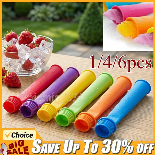 6pcs silicone pop ice lolly - pop,