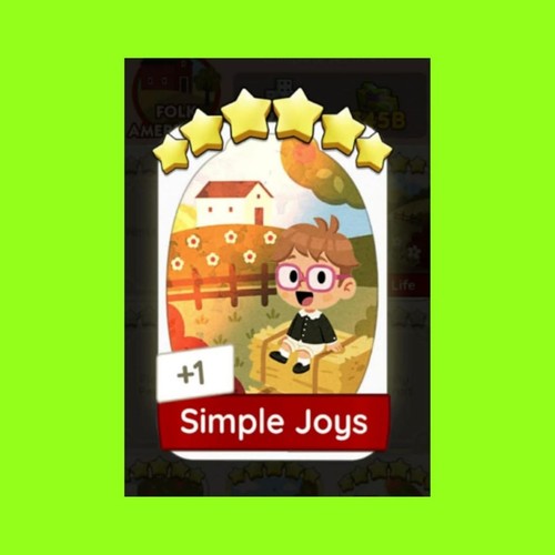Simple joys - x,