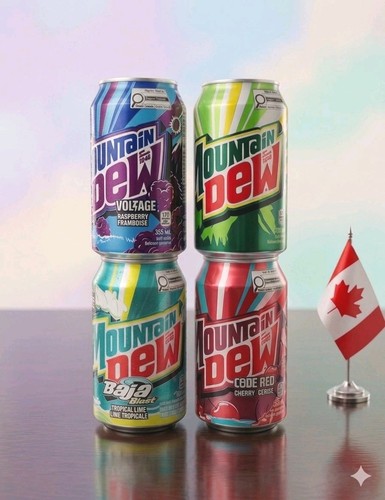 Mountain dew can lot - dew, 🍁