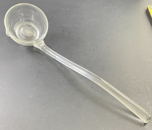 Clear heavy glass punch - glass,