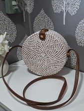 Asos Round Rattan Crossbody Bag
