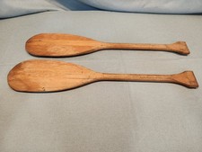 Two (2) Vintage Wood Oar