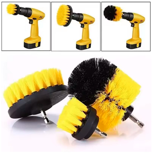 Drill cleaning brush set - drill,