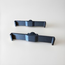 Audi RS Honeycomb Grille Number Plate Brackets - PETG Carbon Fibre – Pair