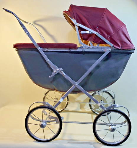 Vtg baby doll pram buggy - vtg,