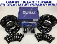 Black Wheel Spacers 12mm For