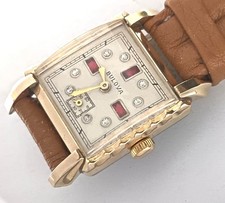 15 JEWELS SWISS MADE BULOVA WIND UP MEN'S VINTAGE WATCH .