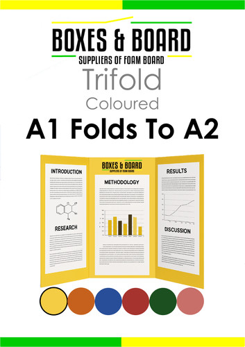 Trifold foam board - a1-a2,