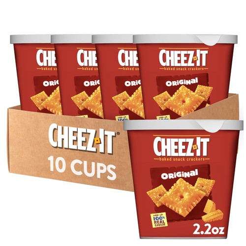 Cheese crackers baked snack - crackers,,