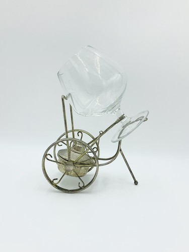 Vintage metal carriage brandy - carriage,