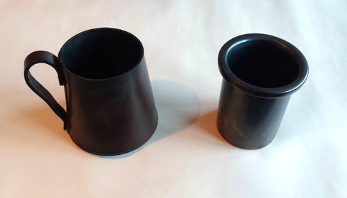Vintage real hide leather - vintage,