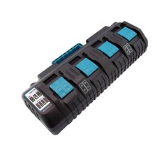 UK 4-Ports DC18SF Fast Charger Replace For Makita Battery 14.4V-18V RCT LXT NEW
