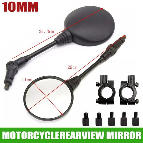 Pair 10mm round motorcycle - 10mm,