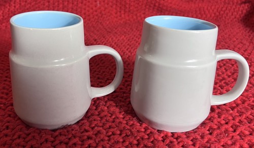 Pair vintage poole pottery - of,