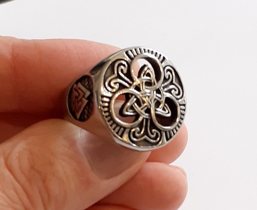 Men viking celtic knot - men's, ring