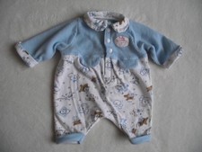 ZAPF CREATION BLUE ROMPER FOR 18" BABY ANNABELL DOLL - 18" DOLL CLOTHES