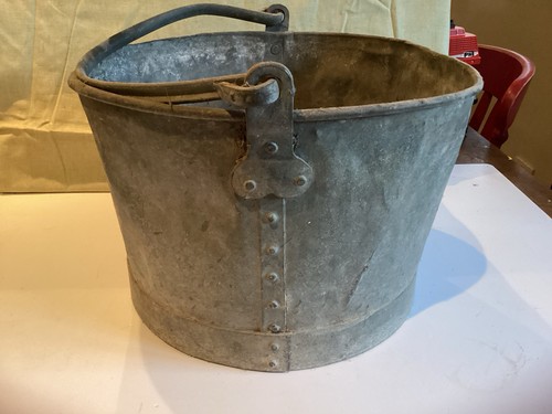 Vintage galvanised container - vintage,