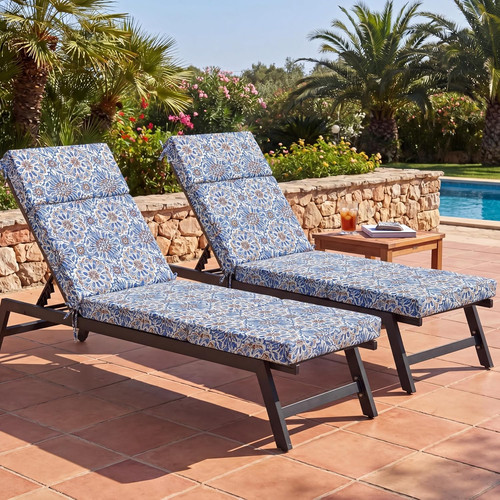Outdoor chaise lounge cushions - outdoor,