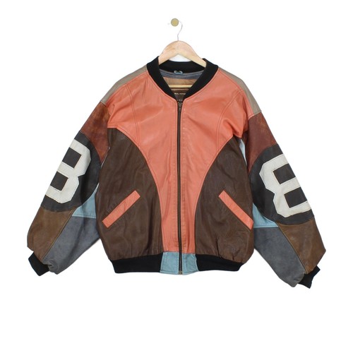 Vintage leather bomber jacket - vintage,