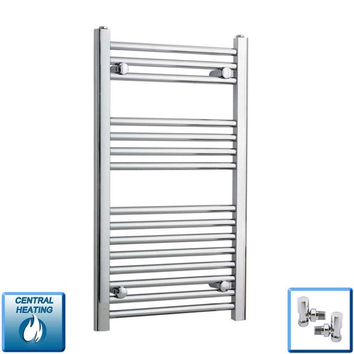 Chrome heated towel rail - towel,