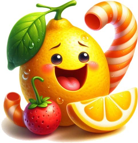 Watercolour lemon kitchen shop - lemon,